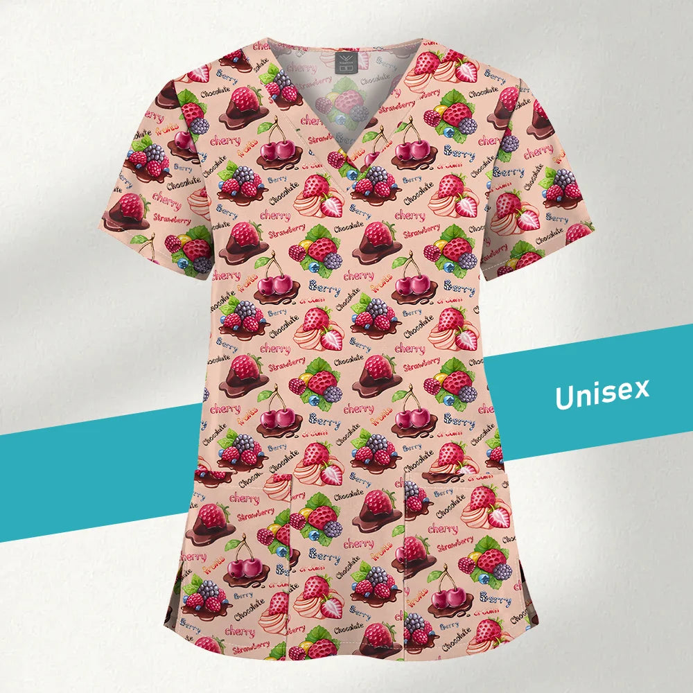 Jaleco Estampado Unissex – Uniforme para Clínica e Hospital