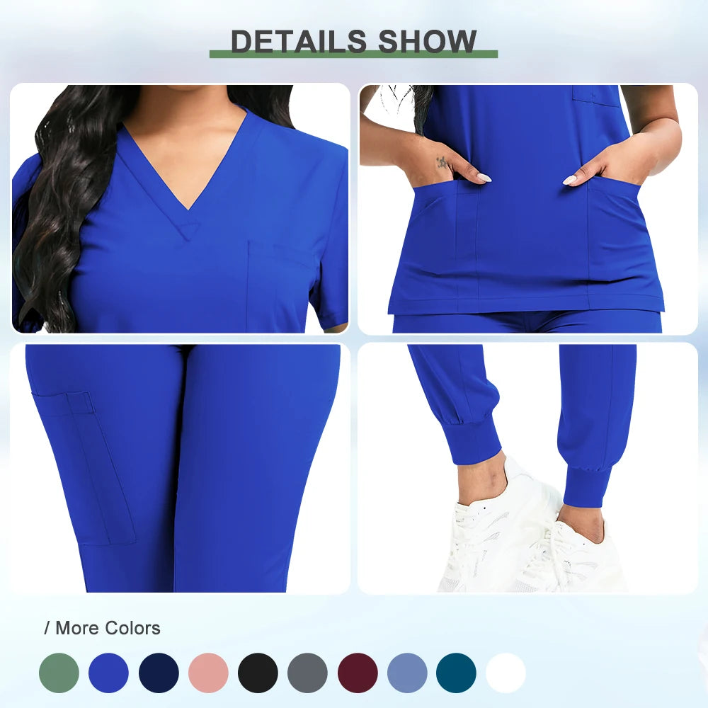 Conjunto de Uniforme (Scrubs) Unissex de Alta Qualidade