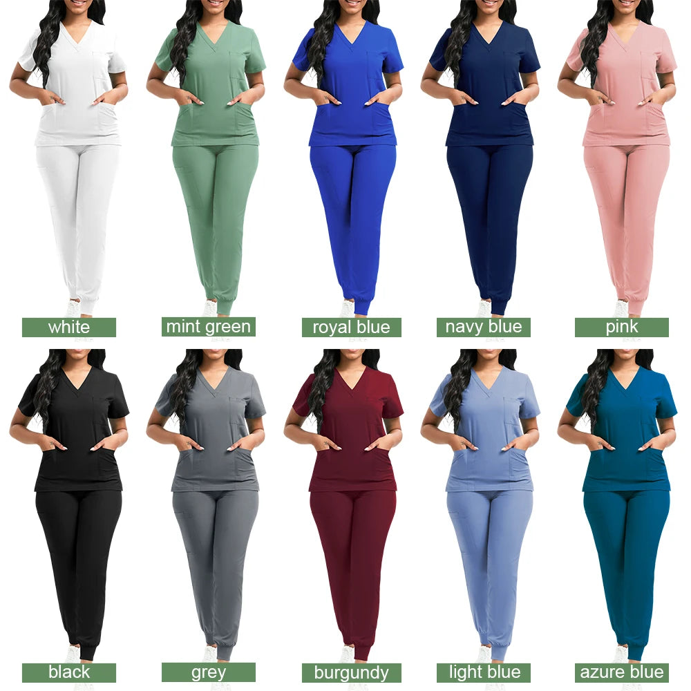 Conjunto de Uniforme (Scrubs) Unissex de Alta Qualidade