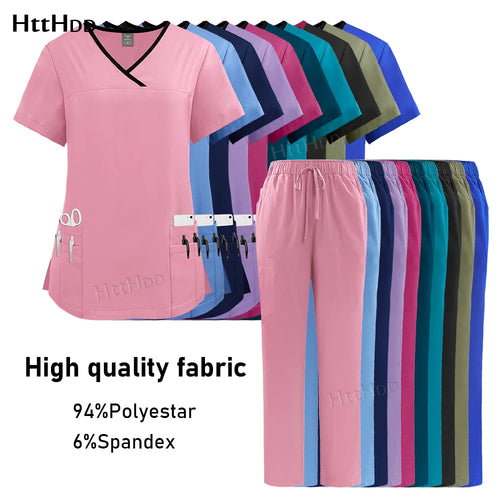 Uniforme Médico Feminino – Conjunto Scrub para Saúde e Estética